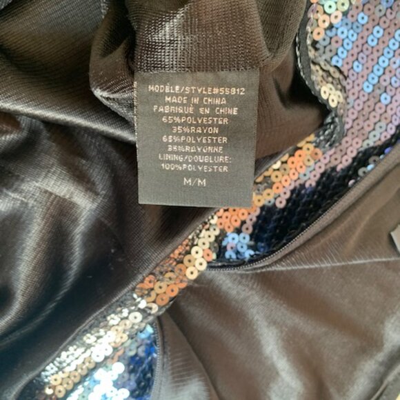 Multicolor sequin mini skirt - Picture 4 of 6